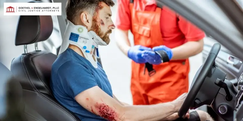 most common motor vehicle accident injuries in muskegon