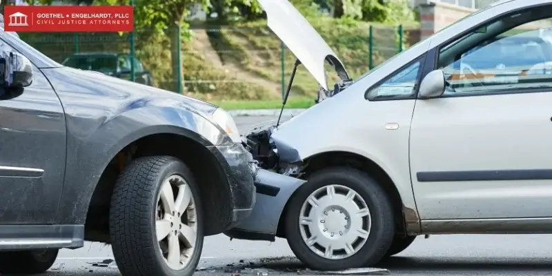 fault in multi car accident flint michigan